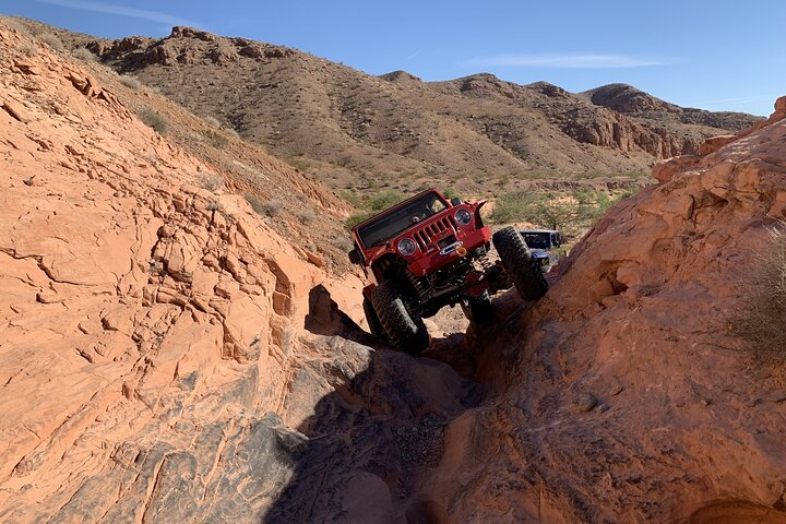 This is the first stop on the Logandale Trails, also known as Valley of Fire Trail. The photo shows the beginning of the trail, known as Rock Bottom.l